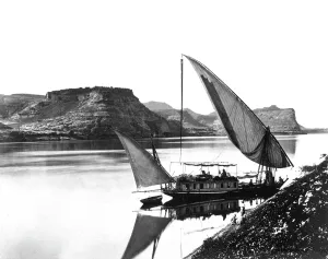 C1857: Ibrim, Traveller's Boat c1857