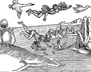 Icarus: Icarus and Daedalus, characters from the Greek