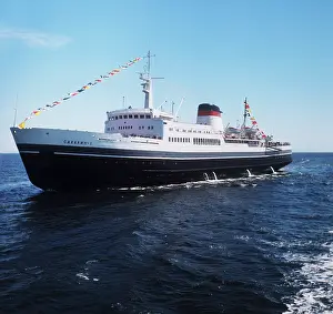 Sakhalin: Ice-breaking ferry Sakhalin-1, 1973