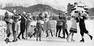 Nov18: Ice carnival at St. Moritz