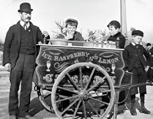 Icecream: Ice-cream Stall Victorian period