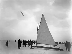 Neusiedl: Ice-event on the Lake Neusiedl