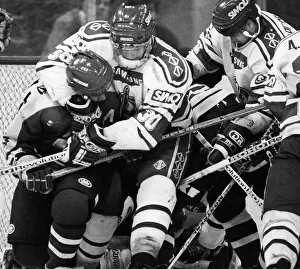 Lada: Ice-hockey match between Dynamo Moscow and Lada