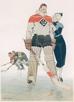 Doting: Ice Hockey by Rene Vincent