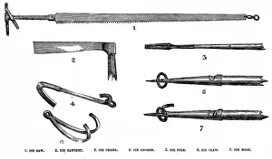 Franklins: Ice Implements for use in the Arctic, 1848