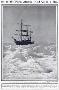 Extent: Ice in the North Atlantic: held up in a floe
