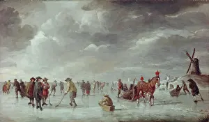 Kool: Ice Scene with Golfers and Skaters
