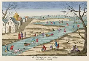 Sledging: Ice Skating - 18th century