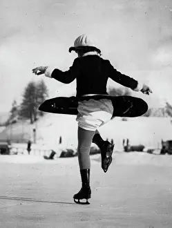 Ice skating princess