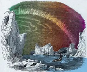 Phemomena: Icebergs and the Aurora Borealis