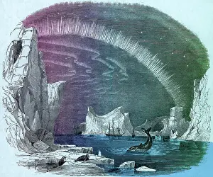 Phemomena: Icebergs and the Aurora Borealis