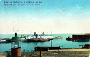 Angara: The icebreakers Baikal and Angara at Port Baikal