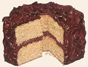 Beverages: Iced Yellow Layer Cake