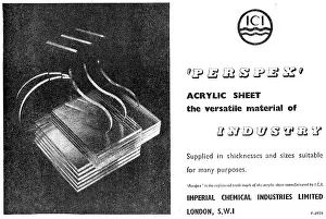 Perspex: ICI Perspex Acrylic Sheet