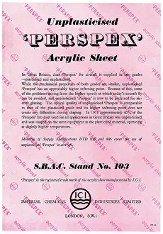Perspex: ICI Plastics - Perspex Acrylic Sheet