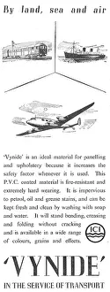 Vynide: ICI Vynide For Cabin Panelling & Upholstery