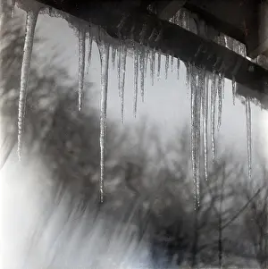Pointed: Icicles hanging