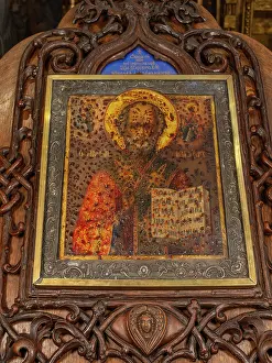 Provencal: Icon, Cathedrale Saint-Nicolas, Nice, Provence, France