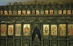 Iconostasis: Iconostasis. Anonymous work. 19th century. National Art Ga