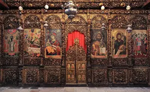 Berat: Iconostasis, Cathedral of the Virgin Mary, Berat