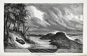 Riou: Ideal landscape of the Keuper Sub-period