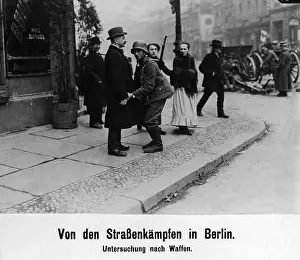Stopped: Identity check during the Maerzkaempfe - March