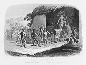 Worshipping: The idol-worship of the native Haitians