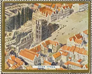 Bombarded: IEPER/YPRES FROM AIR
