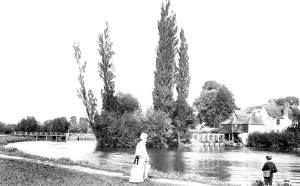 Iffley: Iffley, the Mill Lock and Bridge 1890