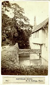 Moat: Ightham Mote Bridge, Kent