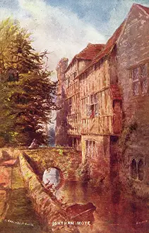 Moated: Ightham Mote, Kent
