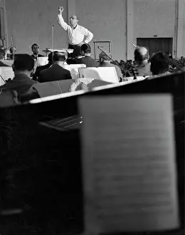 Stravinsky: Igor Fyodorovich Stravinsky rehearsal