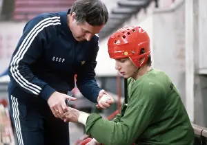 Larionov: Igor Larionov and Boris Sapronenkov, 1982