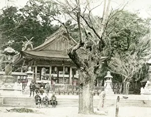 Ikuta: Ikuta, Kobe, Japan, temple facade