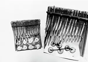Mbira: ILAM collection, Msaho, Roodepoort. Two Mbira dza waNdau