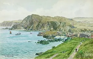 Capstone: Ilfracombe, North Devon, viewed from the Capstone