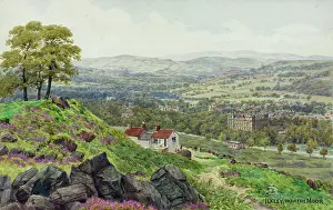 Ilkley: Ilkley viewed from Ilkley Moor, West Yorkshire