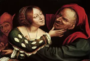 1520s: Ill-Matched Lovers, by Quentin Massys