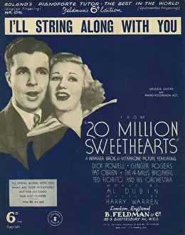 Aug17: I'll string along with you - Music Sheet Cover