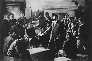Subversives: Illegal meeting of the Tiflis workers held, under