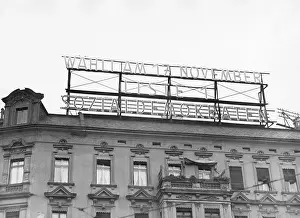 Electoral: Illuminated advertising of the SPD, 1929