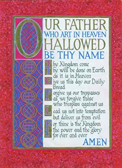 Norma: Illuminated border with text of The Lord's Prayer