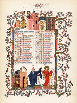 Jacobus: Illuminated calendar for May 1846