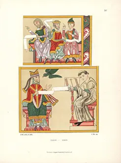 Hefner Altenecks: Illuminated figures