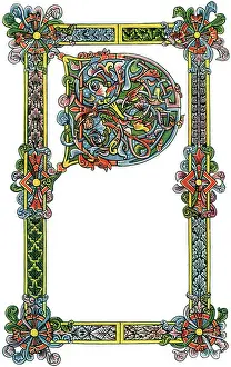Motifs: Illuminated Letter D