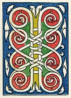Alphabets: Illuminated letter I