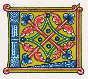 Alphabets: Illuminated letter L