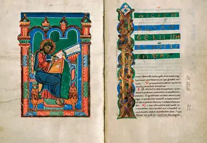 Chorherren: Illuminated manuscript in Codex III 1