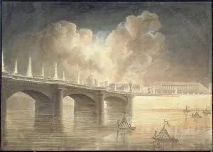 Brumaire: Illuminations on the pont de la Concorde, Paris