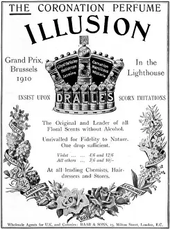 Scents: Illusion Coronation Perfume advertisement, 1911